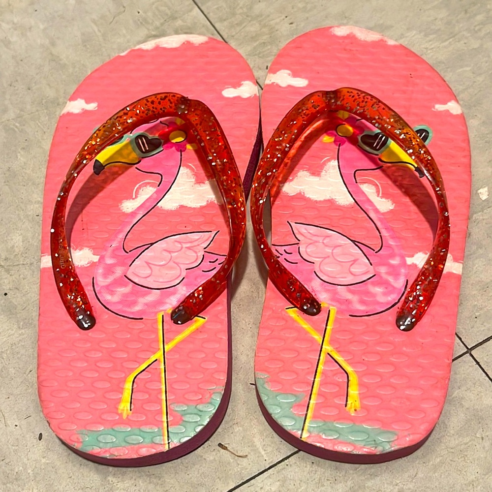 flamingo flip flops 🦩